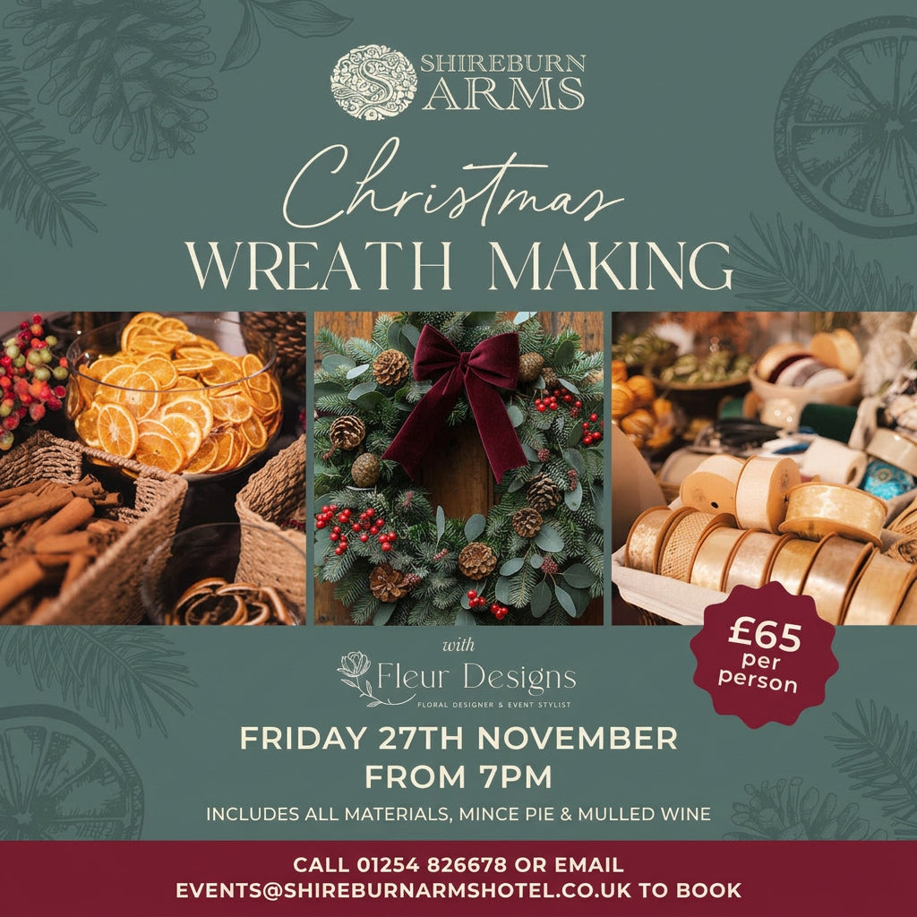 Shireburn Arms - Christmas Wreath Workshop